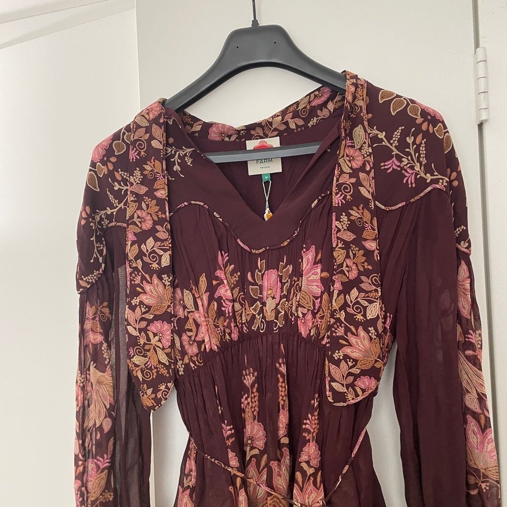 NWT Farm Rio Bella Mini Dress Women Size M(MSRP$260) - Picture 9 of 16